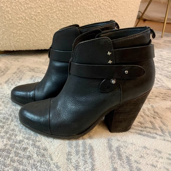 rag & bone Shoes - Rag and Bone Harrow Leather Ankle Boots